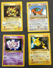 Wizards 1999 Pokémon The First Movie Kids WB Promo 4-Card Lot Pikachu picture