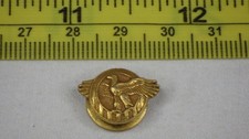 Vintage Honorable Service Discharge Lapel Pin Ruptured Duck Brass picture