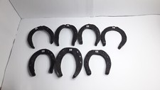 Vintage Horseshoes Metal Forged Refurbished Dug Out  Blacksmit Rarity Old 7 pcs picture