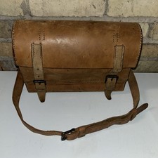 Antique WW1 US Cavalry Veterinary Leather Bag C.1917 Vtg Military WWI 1900s READ picture