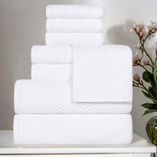 Superior Playa Zero Twist Cotton Medium Weight Towels For Guest Bath Bathroom picture