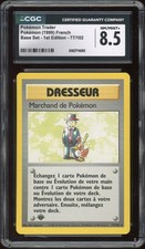 1999 Pokemon FRENCH 1st Edition Base Set Pokémon Merchant 77/102 CGC 8.5 picture