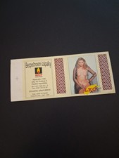 Vintage Girlie Matchbook “Busty Model Girl