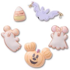 Disney Parks 2026 Halloween Mickey Minnie Cutie Ghost Croc Jibbitz Set of 5 NEW picture