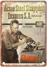 Vintage 1952 ACME Steel Co Chicago Ad Reproduction Metal Sign Z255 picture