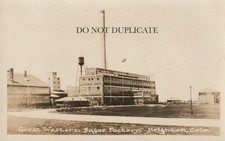 RPPC c1922 Great Western Sugar Beet Showcase Factory Brighton Colo. Postcard picture