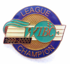 WIBC League Champion Lapel Pin 1999-2000 Women’s Bowling Award Vintage picture