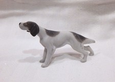 Vintage Metzler Ortloff Porcelain Miniature Pointer Dog Figurine picture