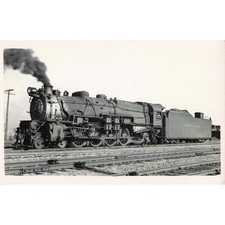 RPPC PRR Pennsylvania Railroad M1 Steam Locomotive 6794 Real Photo Postcard picture