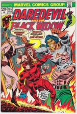 Daredevil #105 Marvel 1973 Black Widow Kraven Thanos Jim Starlin VF- 7.5 picture