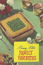 Morning Milk's Family Favorites 1954 Advertising Cookbook  Color Illustrations picture