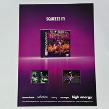 Steel Harbinger Sony PlayStation 1 PS1 Squeeze It Print Ad/Poster Promo Art picture