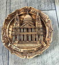 St Paul's Cathedral London Brown Wall-Mounted Decorative Plaque picture
