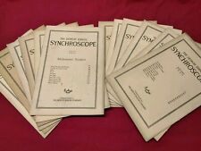 Lot of 12 Vintage 1920 Detroit Edison Synchroscope Monthly Employee Newsletters picture