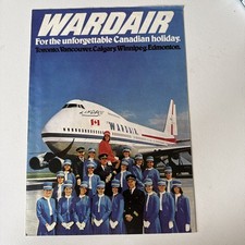 Wardair Canadá Vintage Publication UK 70’s picture