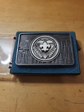 Vintage 1985 75th Anniversary Diamond Jubilee Boy Scouts BSA Belt Buckle picture