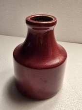 Vintage SCHEURICH KERAMIK Red Vase 550 10 West German Pottery 1970s picture