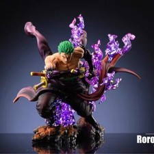 SUN Studio One Piece Roronoa Zoro Resin Model Painted In STOCK 38x20x21cm Anime picture