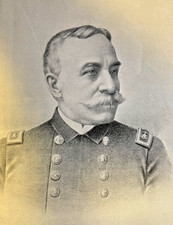 1899 Vintage Illustration Rear Admiral George Dewey Spanish American War picture