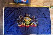 Pennsylvania State Flag 3x5 Ft Nylon Annin Flagmakers USA Made Grommets picture
