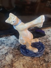 Louisville Stoneware Cat Flower Holder picture
