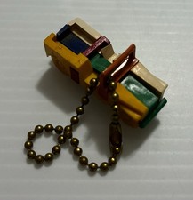 Vintage 1950’s Willys Jeep Puzzle Keychain Charm picture