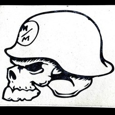 Vintage 1999-Y2K-Metal Mulisha Sticker (FMX) Freestyle Motocross Size: 6” X 5” picture