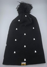 Bell's Brewery General Store Black Knit Beanie Winter Hat Cap White Bells picture