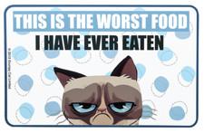 Ganz Grumpy Cat Food Mat