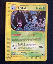 Pokémon TCG Crobat H5/H32 Skyridge Holo Rare 2003 English 90 HP Stage 2 WOTC picture