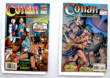 Lot of 2 - Conan Classic #2 & #3 - Marvel Comics - Barry Windsor-Smith - Boarded picture