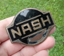 Vintage Original OEM 1926-1928 NASH Motors Radiator Emblem Badge Logo picture
