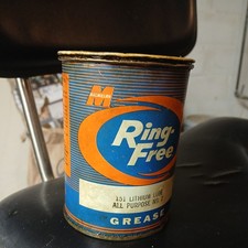 VINTAGE ADVERTISING  RING FREE  1 LB GREASE  AUTO OIL PETROLIANA   A-188 picture