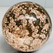 Natural Polished Pink cherry blossom agate BALL Madagascar 4000G ( 8.81LB ) picture