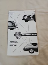 Vintage 1956 Porsche 356 & Spyder 356 Years Ahead M&M 100 Folder Brochure picture