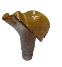 Tulip Lily Flower Glass Lamp Shade -Terra Cottage- Amber Mermaid 1.44