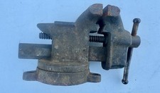 VTG FULTON Bench Vise  #5190, with Anvil and Swivel Base See Pictures 15%OFF picture