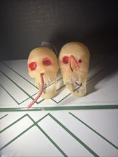 Vintage Rubber Skull Monster Jiggler Glow In The Dark Dangler Halloween Lot Of 2 picture