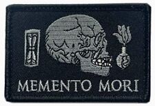 Memento Mori Embroidered Patch [3.0 X 2.0 inch - Hook Fastener Backing -MM7] picture