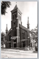 Emmanuel Lutheran Church East Dundee Illinois Real Photo RPPC picture