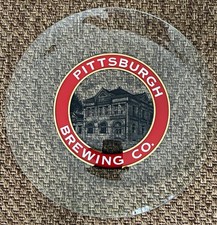 Vintage Iron City Beer Glass Platter 13” NOS In Box Pittsburgh Brewing Company picture