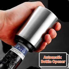 Automatic Beer Soda Bottle Opener Stainless Steel Magnetic Bottle Cap Bar picture