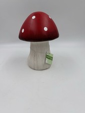 The Spring Shop Ceramic Red and White Mushroom Decoration picture