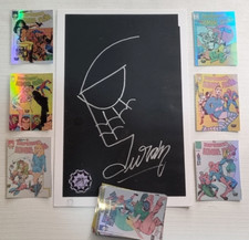 El Sorprendente Hombre Arana 45 Card Set LTD /50 and Duran signed Spidey Sketch picture