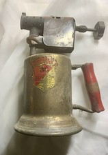 authentic vintage Clayton & Lambert (C&L) brass gasoline blow torch. 1920s-30s picture
