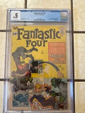 1962 Marvel Comics Fantastic Four 2 CGC .5. 1st Skrulls 2nd F4 Appearance picture
