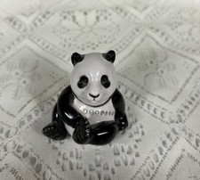 Panda Bear Enamaled, hinged decorative box, so darling picture