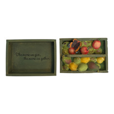 Hallmark Natures Sketchbook Marjolein Bastin harvest veggie crate trinket box picture