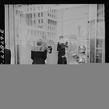 Photo:Los Angeles California 1930s Window Shopping Street Scene Storefront picture