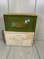 Vintage Avon Perfume Love Bird Charisma 1/4 oz 1969 With Box picture